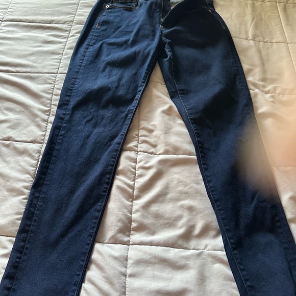 SPANX Women's Skinny Jeans - Dark Blue - Picture 3 of 3